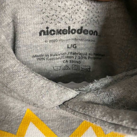 Nickelodeon x Rugrats Gray Graphic Print Sweatshirt Hoodie - Picture 2 of 4